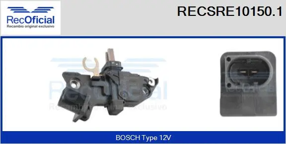 Alternator Regulator (RECSRE10150.1)