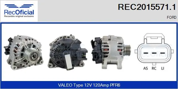 Alternator (REC2015571.1)