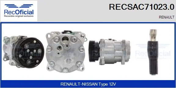 Compressor, air conditioning (RECSAC71023.0)