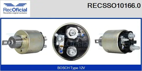 Solenoid Switch, starter (RECSSO10166.0)