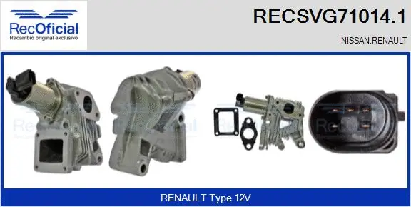 EGR Valve (RECSVG71014.1)