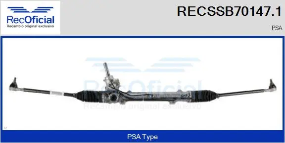 Steering Gear (RECSSB70147.1)