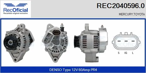 Alternator (REC2040596.0)