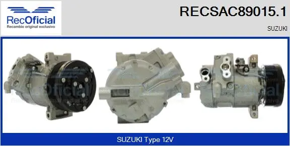 Compressor, air conditioning (RECSAC89015.1)