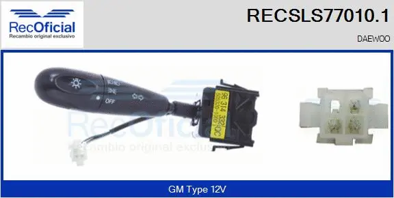 Steering Column Switch (RECSLS77010.1)