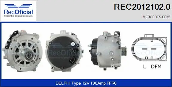 Alternator (REC2012102.0)