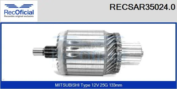 Armature, starter (RECSAR35024.0)