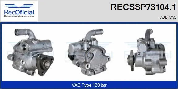 Hydraulic Pump, steering (RECSSP73104.1)