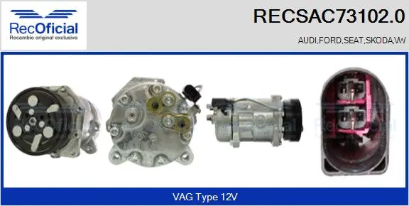 Compressor, air conditioning (RECSAC73102.0)