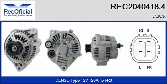 Alternator (REC2040418.4)