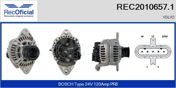Alternator (REC2010657.1)