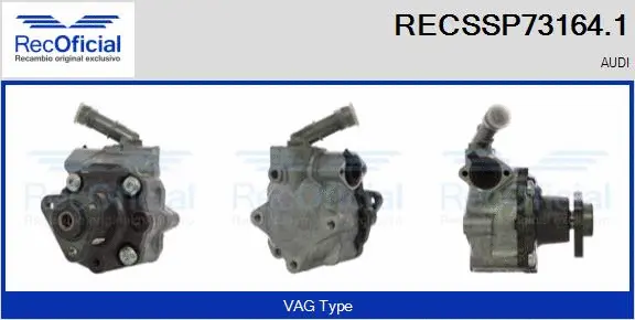 Hydraulic Pump, steering (RECSSP73164.1)