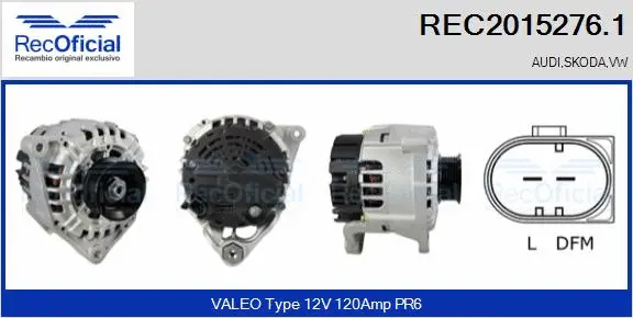 Alternator (REC2015276.1)