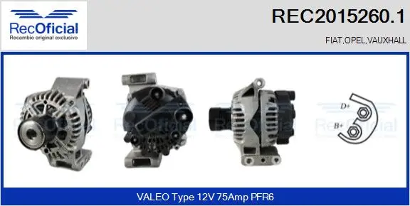 Alternator (REC2015260.1)