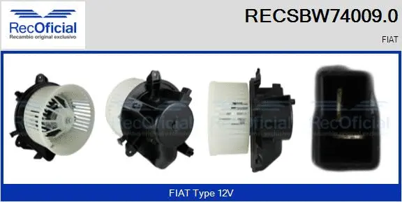 Interior Blower (RECSBW74009.0)