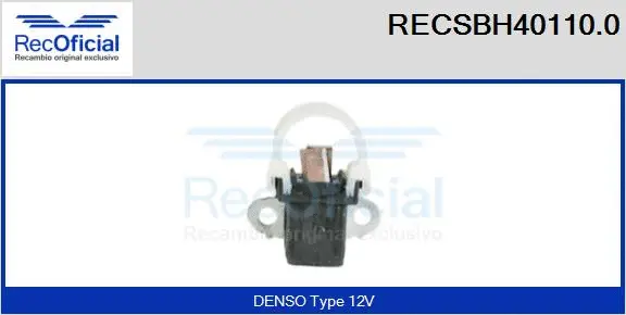 Holder, carbon brushes (RECSBH40110.0)