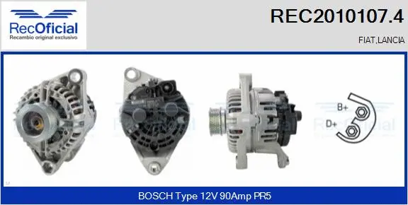 Alternator (REC2010107.4)