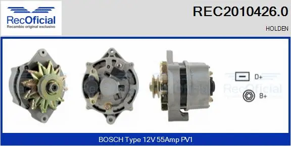Alternator (REC2010426.0)