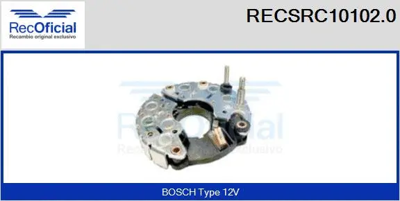 Rectifier, alternator (RECSRC10102.0)
