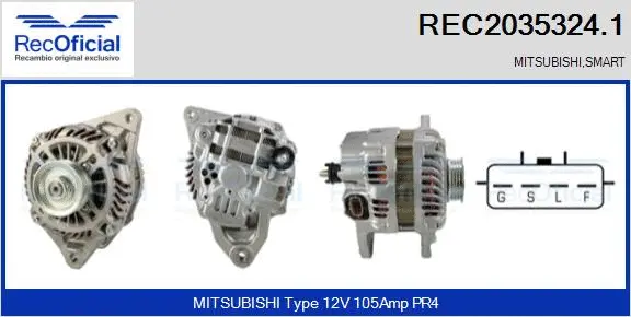 Alternator (REC2035324.1)