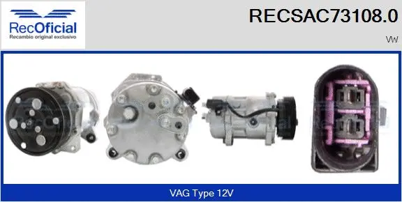 Compressor, air conditioning (RECSAC73108.0)