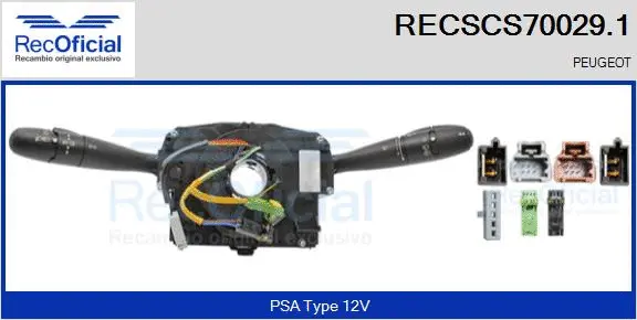 Steering Column Switch (RECSCS70029.1)
