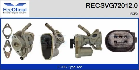 EGR Valve (RECSVG72012.0)