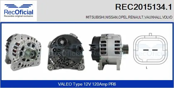 Alternator (REC2015134.1)