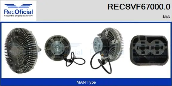 Clutch, radiator fan (RECSVF67000.0)