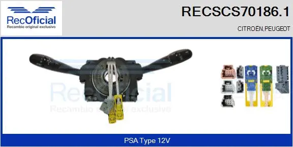 Steering Column Switch (RECSCS70186.1)