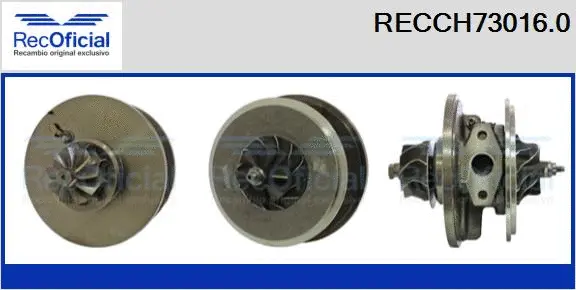 Core assembly, turbocharger (RECCH73016.0)