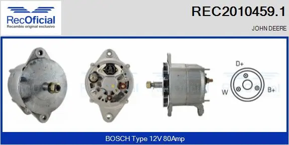 Alternator (REC2010459.1)