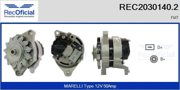 Alternator (REC2030140.2)