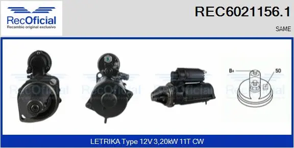 Starter (REC6021156.1)