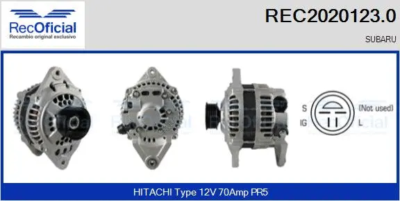 Alternator (REC2020123.0)