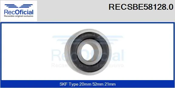 Bearing (RECSBE58128.0)