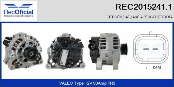 Alternator (REC2015241.1)