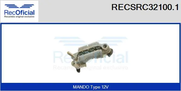 Rectifier, alternator (RECSRC32100.1)