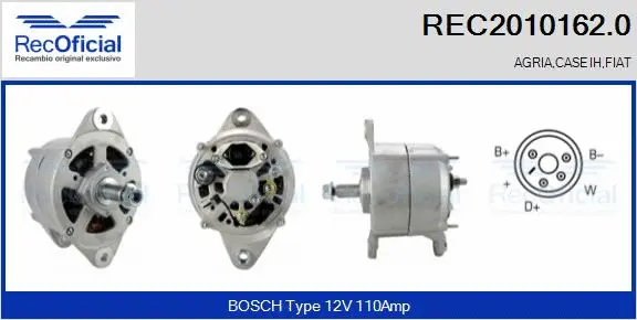 Alternator (REC2010162.0)