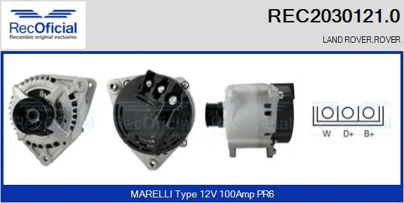 Alternator (REC2030121.0)