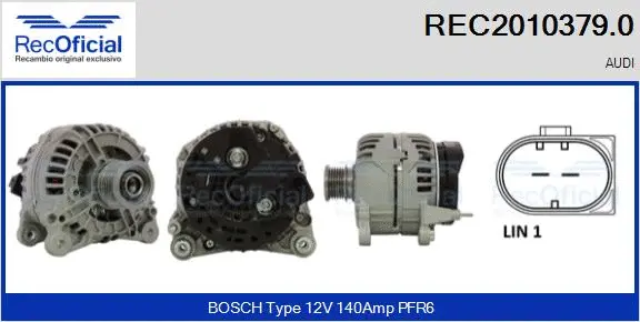 Alternator (REC2010379.0)