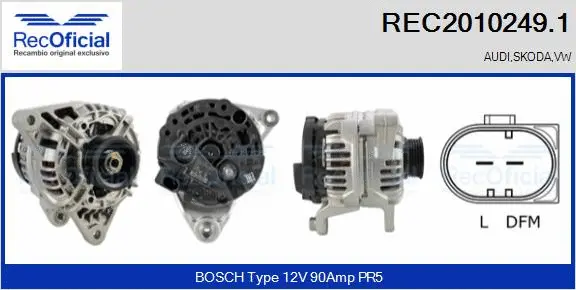 Alternator (REC2010249.1)