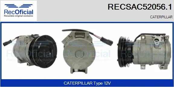 Compressor, air conditioning (RECSAC52056.1)