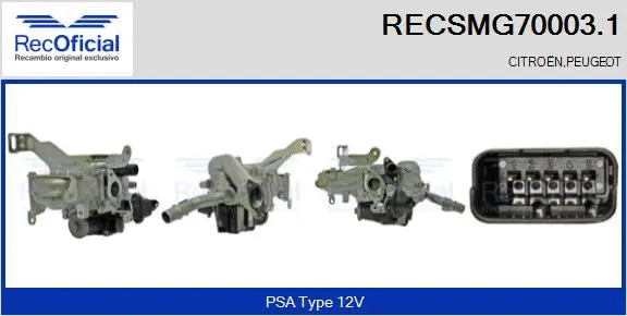 EGR Module (RECSMG70003.1)