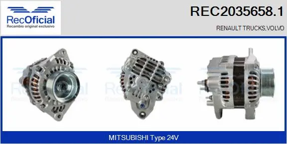 Alternator (REC2035658.1)