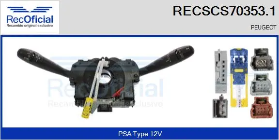 Steering Column Switch (RECSCS70353.1)