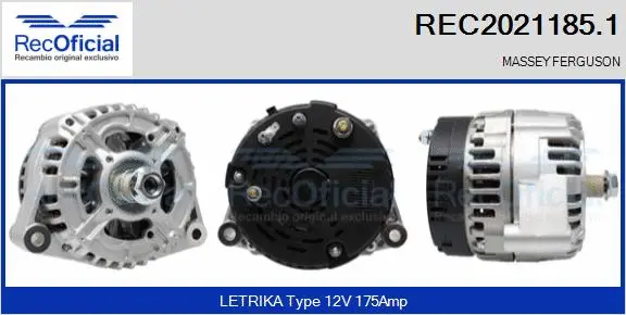 Alternator (REC2021185.1)
