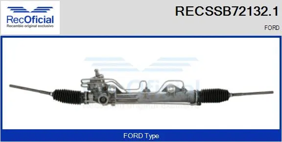 Steering Gear (RECSSB72132.1)