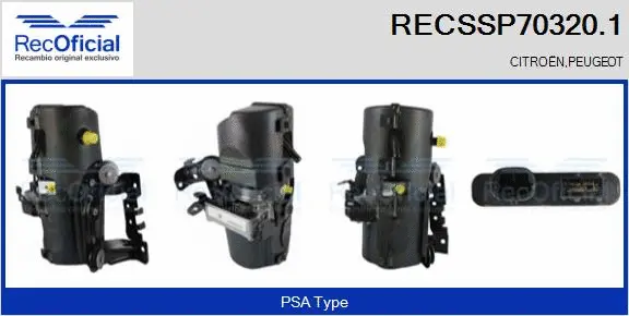 Hydraulic Pump, steering (RECSSP70320.1)