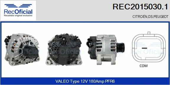 Alternator (REC2015030.1)